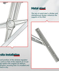 Close-up view of rear left power window regulator with motor for Ram 1500 Quad Cab 2002 to 2008, metal steel construction.