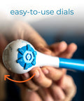 Breathing Exerciser For Stronger Lungs And Drug Free Respiratory Therapy, Boost Oxygen Flow, Easy At Home Lung Training With Guided Mobile App And Online Video Protocol For Daily Breathwork And Lung Gains, easy-to-use dials