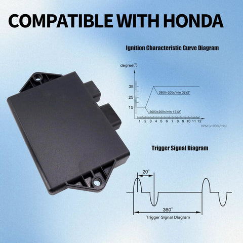 Yamaha CDI Module Box Replacement For Kodiak 400 2000 2001 And Warrior 350 1997 1998 1999 2000 2001 Direct Fit Replaces 3GD-85540-40-00