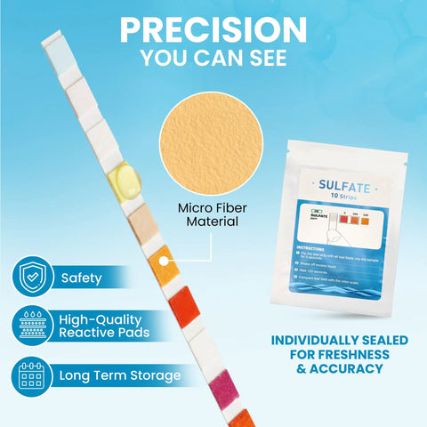 All In One 21 In 1 Water Test Kit With 120 Strips And 2 Bacteria Tests For Home Tap And Well Water Quality Checks Lead pH Hardness Chlorine Nitrate Iron Fluoride And More, showing test strip and packaging