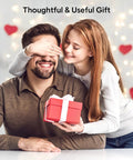 Heavy Duty Eyeglass Frame Heater With Wind Catcher Hood Three Adjustable Heat Settings And Zero Hassle Operation Solid Desktop Tool Featuring Ceramic Cores For Quick Specs Repair, displayed with a red gift box.