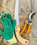 Heavy Duty Replacement Blades For Electric Pruning Shears, Four Piece Carbon Steel Pruner Knife Set, working tools with gloves