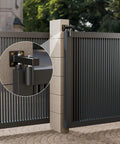 Heavy Duty 4 Inch Gate Guide Roller Kit With Steel Bracket And Hard Nylon Rollers For Sliding Gates Up To Five Point Seven Inches Built To Last Rust Proof Corrosion Resistant Quiet Operation Durable Gate Hardware