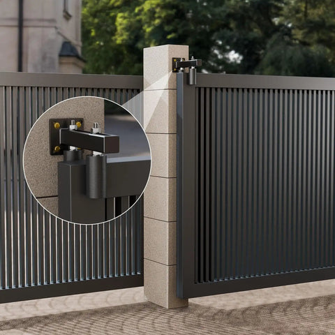 Heavy Duty 4 Inch Gate Guide Roller Kit With Steel Bracket And Hard Nylon Rollers For Sliding Gates Up To Five Point Seven Inches Built To Last Rust Proof Corrosion Resistant Quiet Operation Durable Gate Hardware