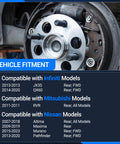 Rear Wheel Bearing And Hub Assembly With ABS For Nissan Altima Maxima Murano Pathfinder Infiniti QX60 JX35 Mitsubishi RVR