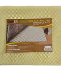 Packaging of Eco Friendly Non-Slip Rug Pad For Area Rugs And Runners With Extra Cushion Breathable Design, size 6'7" x 9'6".