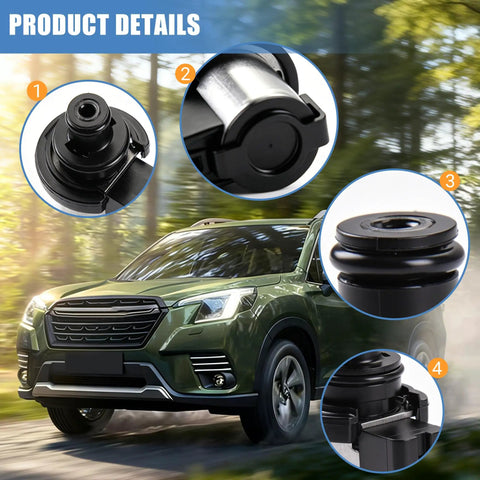 Lock Up Solenoid Torque Converter 3.2-3.7 Ohm Replacement For CVT Transmission Solenoid black close-up detail