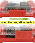 Premium Kicker 10-Piece Number Six Countersink Bit Kit packaged in a clear plastic case with a red latch for easy access.