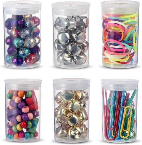 Clear 35mm Plastic Film Canister Set Of 20 With Lids For Storage And Organization Durable PP Jars Great For Coins Pills Needles
