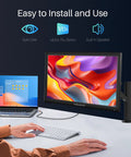 17.3 Inch HD Plus Monitor With HDMI VGA Built In Speakers 60Hz Refresh 5ms Response Time VESA Mountable on desk