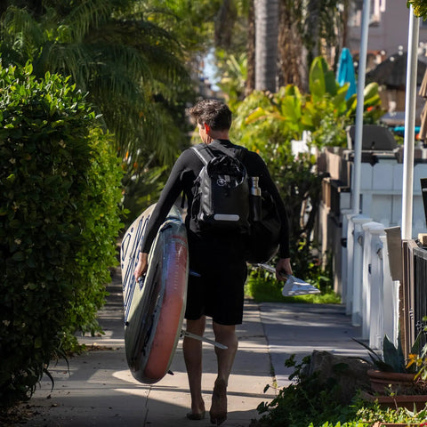 25L Waterproof Surf Backpack For Adventure With Roll Top Closure Keeps Gear Dry In Any Weather Built For The Grind On Beach Trips Surf Sessions Boat