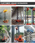 Heavy Duty Electric Hydraulic Lift Platform For Warehouse Vertical Cargo Transfer and Seamless Operation Engineered for Logistics Facilities shown in various scenes.