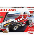 Box of Ten In One Racing Vehicle STEM Build Kit Hands On With 225 Parts And Real Tools For Kids Ages Eight And Up featuring car model.