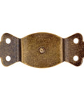 Built Like A Tank Antique Brass Trunk Handle Loops Heavy Gauge Nail Mount Steel Pack Of Two showing a brass handle bracket.