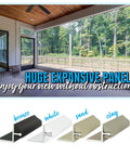 Installed No Spline Screened Porch Kit For Quick Mess Free Screen Install 96 Inch Bronze 5 Pack Aluminum Base And Vinyl Caps Porch Screening System For Mesh Screen Patio Enclosures