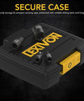 Secure storage case with Torx Socket Set 13-Piece E4 Through E20 With Chrome Vanadium Steel, shown with sockets on top.