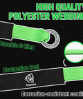 Beefy Four Pack Car Tie Down Straps For Trailers With O Rings And Ratchets 2 Inch By 8 Foot Wheel Straps 10000 Lb Break Strength