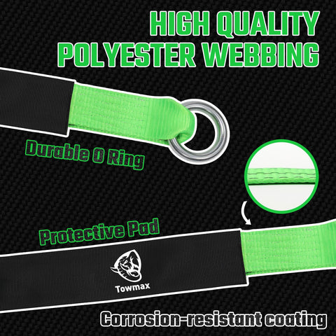 Beefy Four Pack Car Tie Down Straps For Trailers With O Rings And Ratchets 2 Inch By 8 Foot Wheel Straps 10000 Lb Break Strength