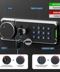 Heavy Duty 103 Position Electronic Key Lock Box With Anti Theft Deposit Slot And Key Out Tags Wall Mount Key Safe With Code