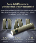 Tiny But Mighty Pocket Light Baton Ultra EDC Flashlight 1800 Lumen Rechargeable with OAL material details