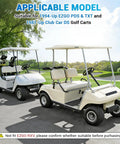 Golf carts compatible with EZGO PDS and TXT Rear Leaf Spring Bushings Kit With Screws and Nuts for 1994-Up and Club Car DS 1981-Up