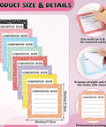 Back To School Must Have 16 Piece Composition Notebook Set With Sticky Notes And Ballpoint Pens in assorted colors and sizes