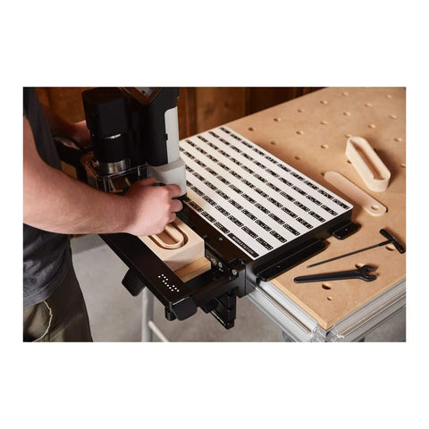 Game Changer Benchtop Fixturing Station For Precise Repeatable Workholding With An Easily Adjustable Shelf For Small Or Irregular Pieces And Intuitive Indexing Pins For Quick Alignment And Reliable Registration On Every Cut, benchtop woodwork setup