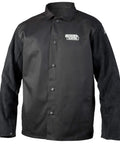 Unisex Welding Jacket With Split Leather Sleeves Black 3X Large US Pro Grade Tough As Nails Cowhide Protection against sparks and heat