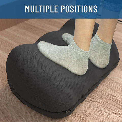 Feet on Adjustable Cloud Foot Rest Under Desk For Work Memory Foam Foot Stool With Pressure Point Nodes Comfy Ergonomic Pillow