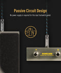 Dual Footswitch Pedal For Guitar FX Rig Compact Design Ultra Fast Non Latching Momentary Switches TRS Cable Included