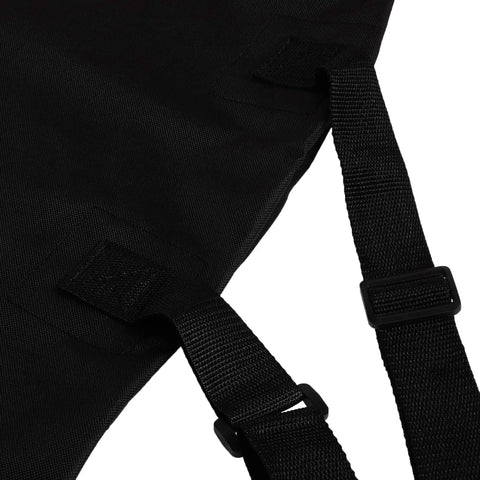 Close-up of Trivac Leaf Collection Bag Replacement No Tools Needed For WG Series Yard Vacuums, 10 Gallon Capacity, showing straps