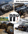 12V Wireless Winch Remote Control Kit For Easy Vehicle Recovery And Off Road Lifting, Universal Receiver, DIY Install, Works With 9 To 30V Systems, Reverse Voltage Remote To Run Winch Motor, No Hassle Setup on wireless remotes and receiver