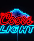 Beer Neon Sign LED Bar Light For Man Cave And Home Bar Decor Mountain Pattern Printing With Beer Logo neon glow