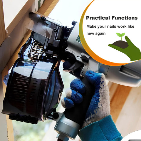 Person using CN31563 CN31564 Piston Bumper Set for CN70 Coil Nailer showing practical function benefits.