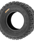 Set Of 2 20x108 ATV UTV Tires 4 Ply Heavy Duty Non Directional Tread Built For Quad Golf Cart Lawn Mower All Terrain Use