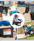 Air Coil Siding Nailer 15 Degree 1 3 4 Inch To 2 3 4 Inch for wooden pallets packing and fencing in use