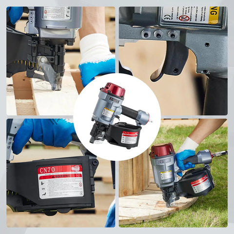 Air Coil Siding Nailer 15 Degree 1 3 4 Inch To 2 3 4 Inch for wooden pallets packing and fencing in use