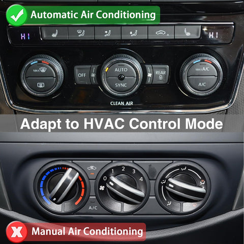 HVAC Blower Motor Resistor Kit With WPT688 Connector Wire Harness controls showing auto and manual modes