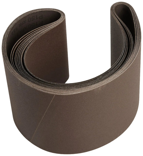Heavy Duty 6x48 Inch Sanding Belts 150 Grit Aluminum Oxide X Weight Cloth 10 Pack For Wood Metal Plastic General Purpose Fast Smooth Cut And Long Lasting Resin Bond