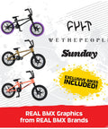BMX Finger Bike 3-Pack Officially Licensed Totally Customizable Collectible Mini Replica Toys with Real Metal Frames and Graphics