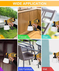 Beast Mode 700W HVLP Paint Sprayer used on fence, cabinet, chair, door, iron furniture, and wall