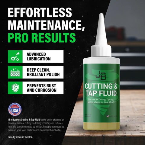Cutting And Tapping Fluid 4 Oz High Performance Lubricant For Drilling Tapping Threading Sawing Milling And Machining All Metals