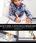 Child writing on keyboard with Clear Acrylic Dust Proof Protective Cover Lid For Yamaha P Series Digital Pianos And Keyboards P35 P45 P71 P85 P95 P48 P105 P115 P125 Keeps Dust Off Spill Proof Pet Hair Guard Water Resistant Shield That Fits With Wooden Stand Easy Install used as tabletop