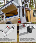 Heavy Duty 12V DC Electric Linear Actuator Cranks Out 225 Lbs Of Smooth Push Power With A Precise Two Inch Stroke mounted on camper.