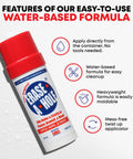 Fast Drywall Repair Putty For Quick Wall Hole Fill In Drywall Plaster Or Wood It Smooths Nail Holes Cracks And Dents And Dries Quickly So You Can Paint Right Away No Sanding Required Ideal DIY Home Repair Patch in a twist-up tube with instructions visible