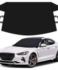 Winter Windshield Snow Cover To Keep Your Whip Ice Free And Protected Waterproof Frost Shield for Cars shown on sedan