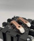 Close-up of Beefy 60 Amp 3 Pole 120V Contactor for HVAC Setups with copper components and durable base