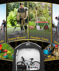 All Weather Outdoor Bike Storage Shed Tent Waterproof Portable Bicycle Cover With Thirty Percent More Top Storage Space
