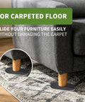 Heavy Duty Furniture Sliders For Carpet Makes Moving Couches A Total Breeze While These High Grip Moving Pads keep couch feet safe on carpet.