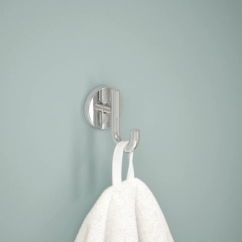 Single Towel Hook For Bathroom Or Kitchen In Polished Chrome Durable Zinc Construction That Holds Towels Like A Boss Resists Tarnish